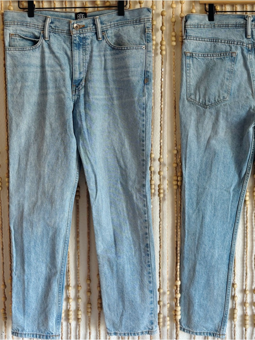 BDG Urban Outfitters Light Wash Dad Fit Denim Jeans